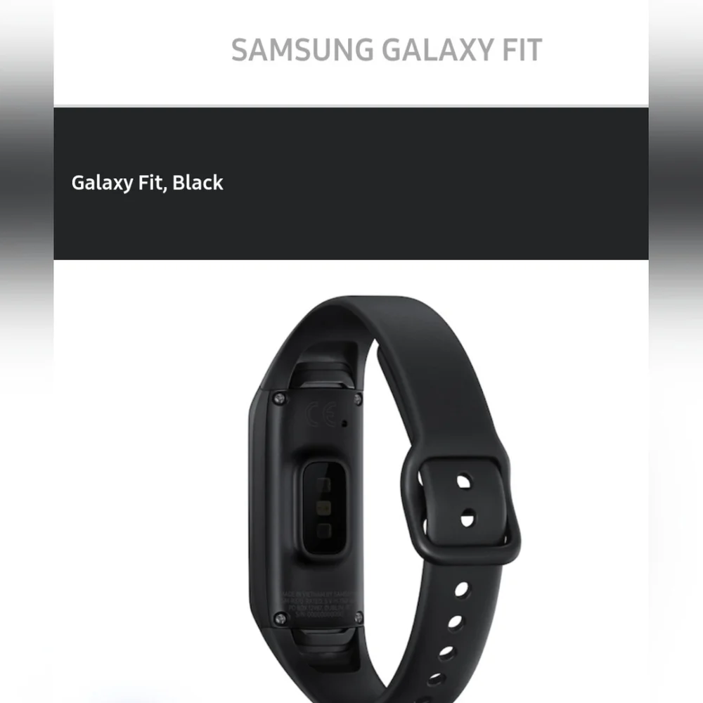 Samsung Galaxy Fit Black Smart Band With Charger - Picture 5 of 5